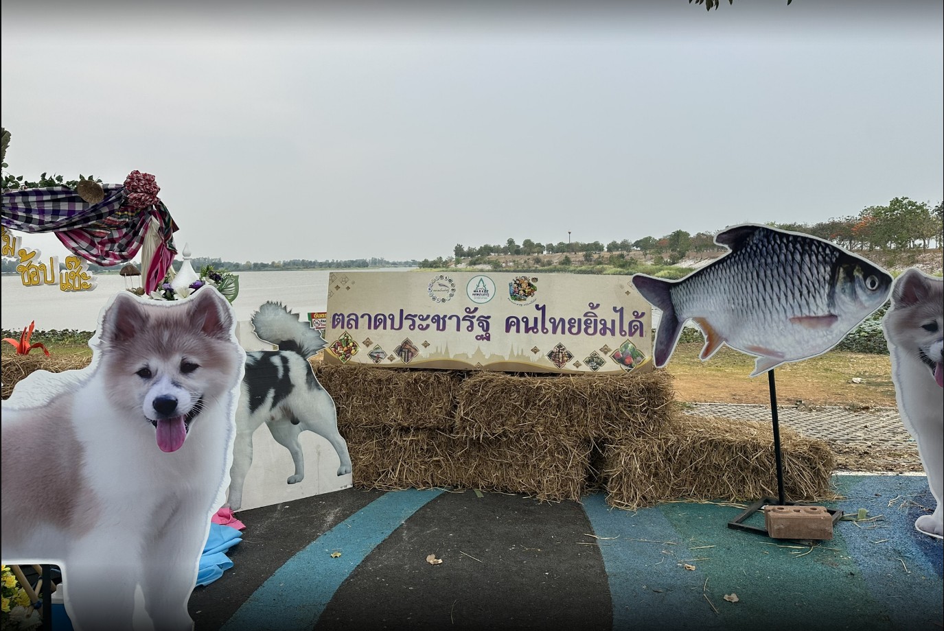 พช.บางระกำ ร่วมกิจกรรม"ตลาดนัดชุมชน ตำบลเข้มแข็ง" ณ บึงตะเครง ต.บางระกำ อ.บางระกำ
